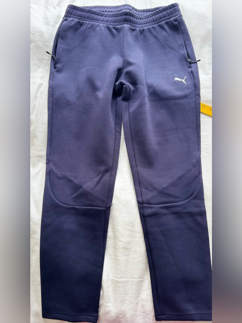 Puma Men's Navy Blue Athletic Joggers